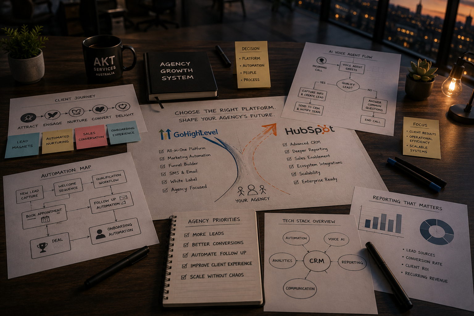 GoHighLevel vs HubSpot for Agencies in Australia + AI Automation Voice Agents & CRM Setup Guide 2026